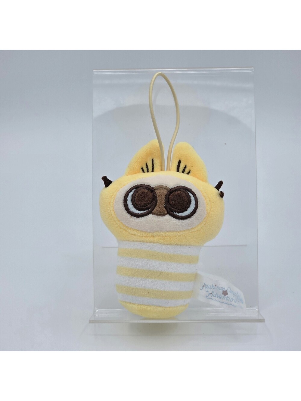 Azukisan Deep Sea Adventure Yellow Mini Plush Pendant Kadokawa Cat Charm